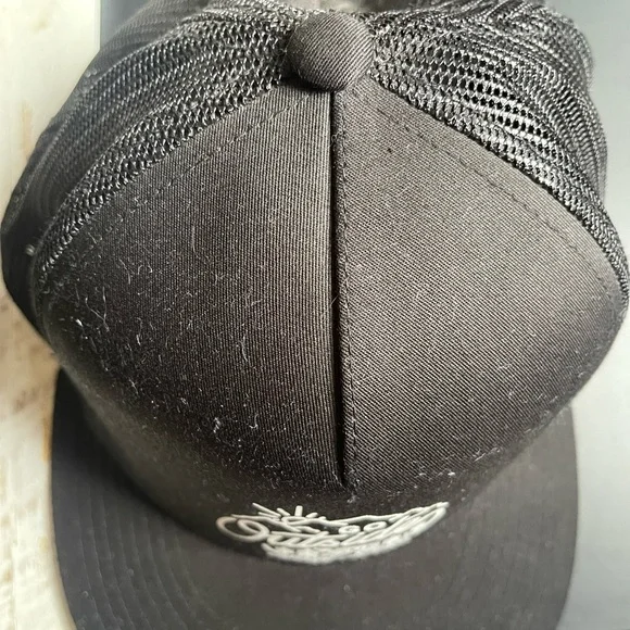 Go Outside Orcas Island Black Trucker Hat - Picture 5 of 5